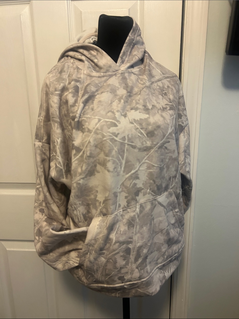 Together Two-Tone Cream & gray Pullover Hoodie - Picture 5 of 6